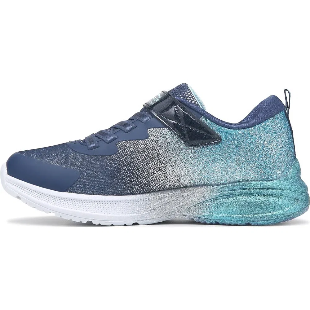Детские кроссовки Microspec Max Advance Skechers, Navy Glitter Ombre — фото 3
