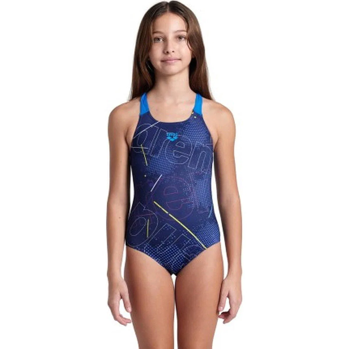 Детский хлопковый купальник Galactics Pro Back Arena, Kosmosblau
