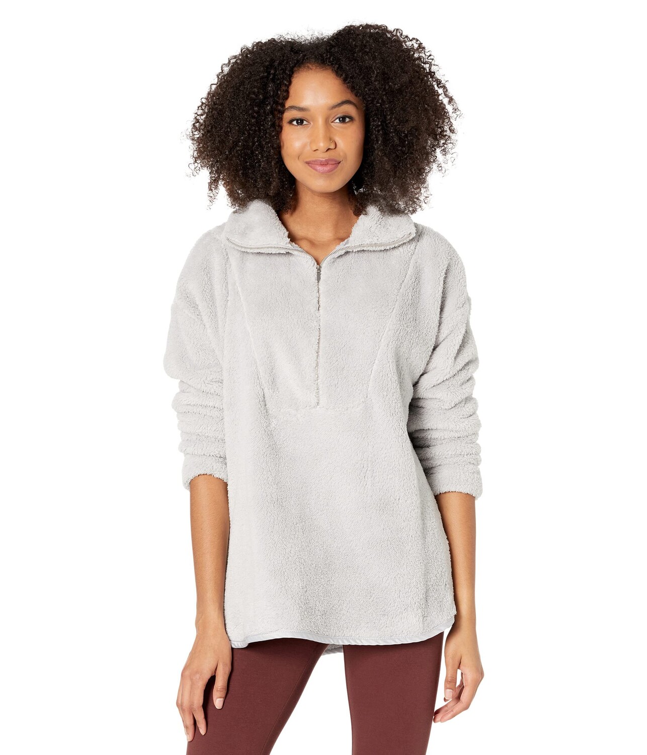 

Худи H Halston, Zip Neck Hoodie Pullover