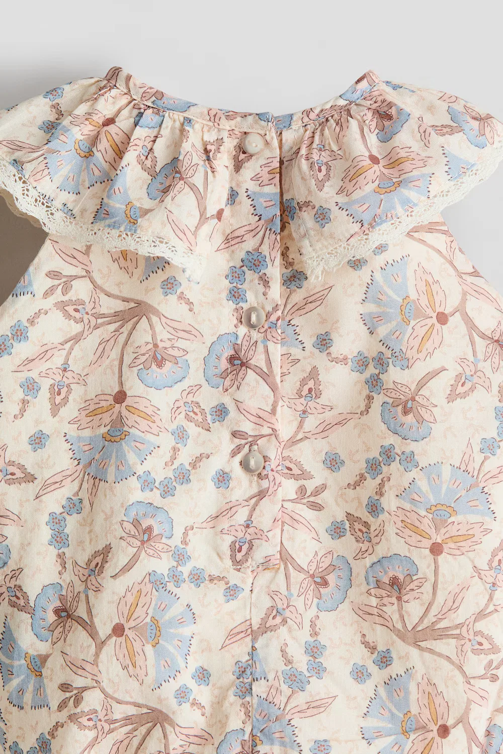 Комбинезон с английской вышивкой H&M, Hellbeige/Geblümt — фото 2