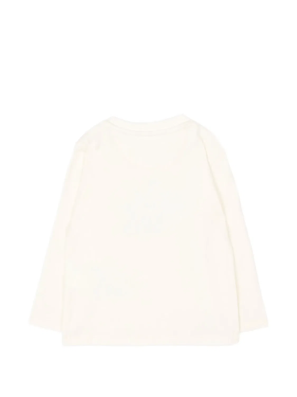 Лонгслив с логотипом Calvin Klein Kids, нейтральные цвета — фото 2