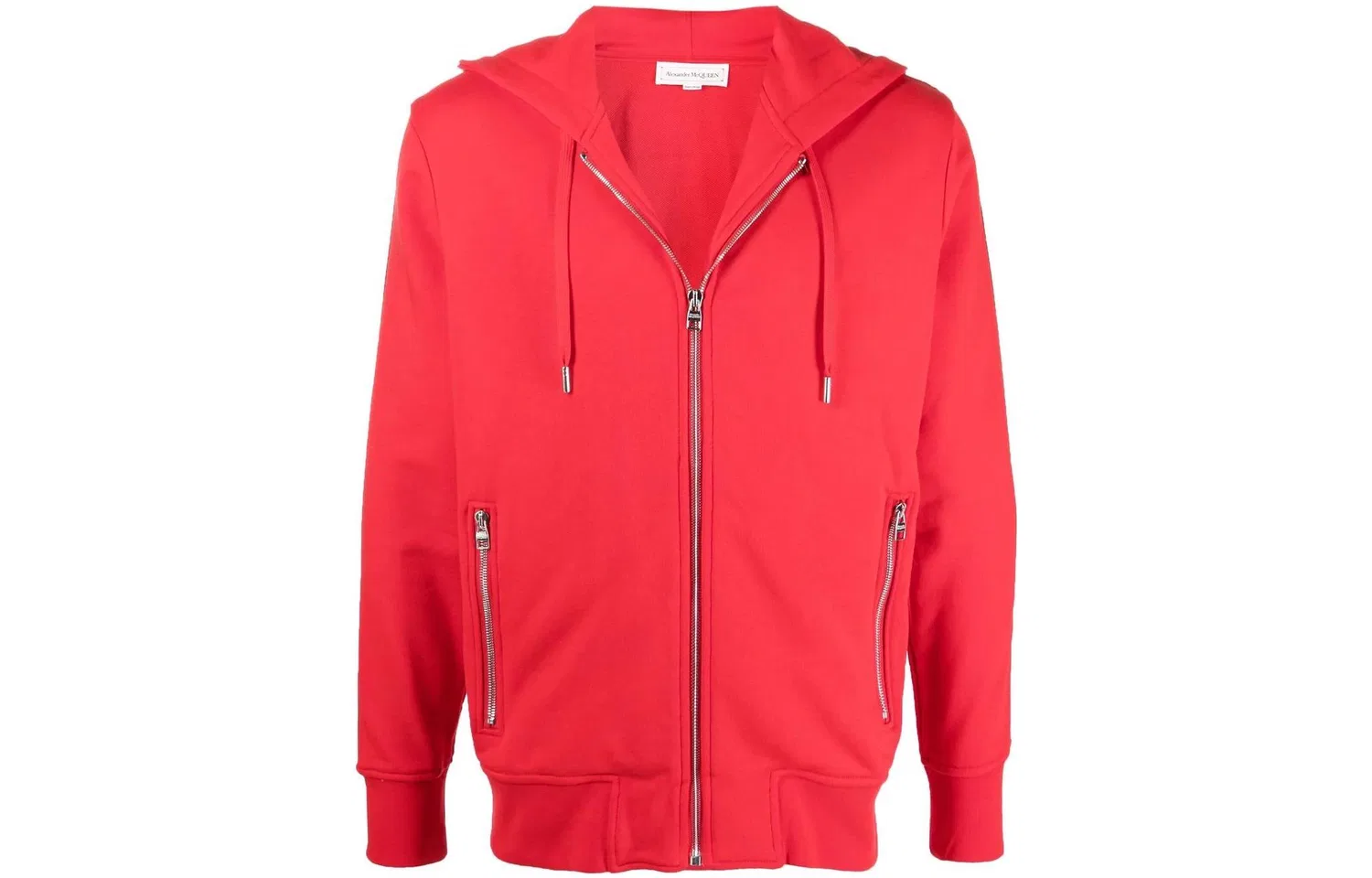Мужской свитшот с принтом Alexander McQueen, Red