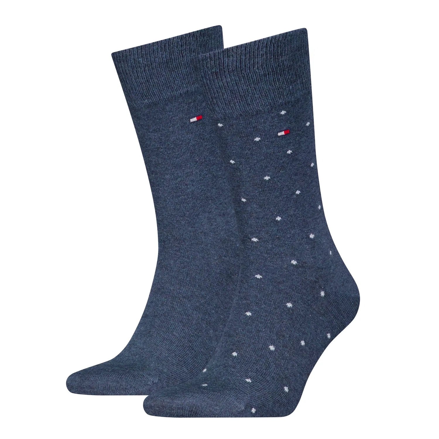 Мужские носки с классическим логотипом Tommy Hilfiger 2 пары, Dark Blue