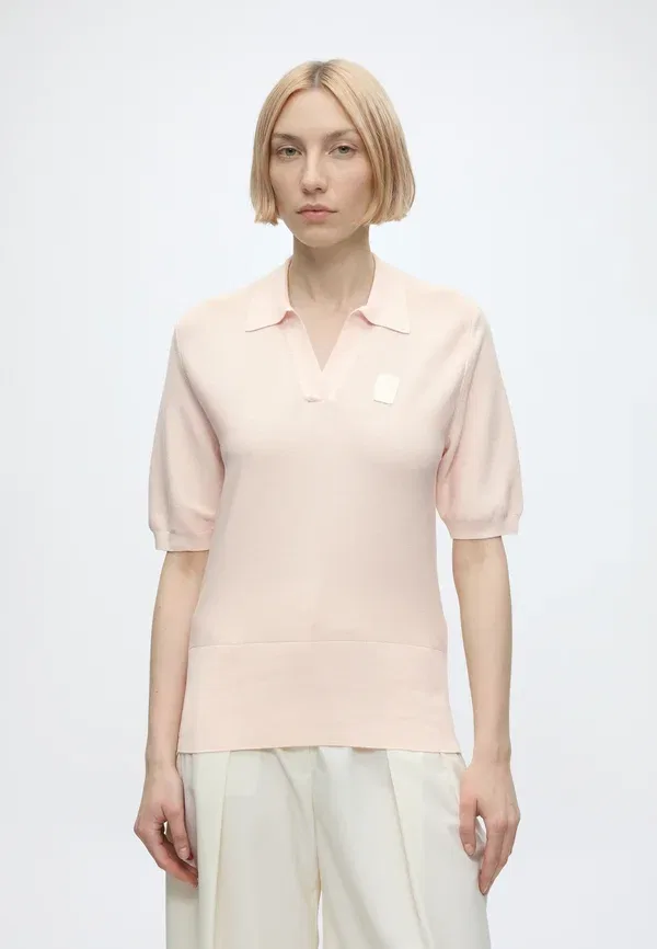 Футболка поло Lacoste Классическая, однотонная