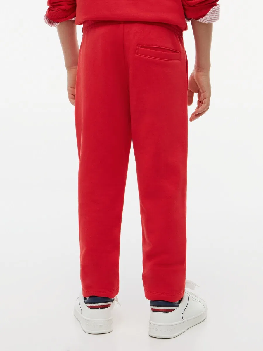 Брюки TOMMY HILFIGER Regular 'ESSENTIAL' красного цвета — фото 4