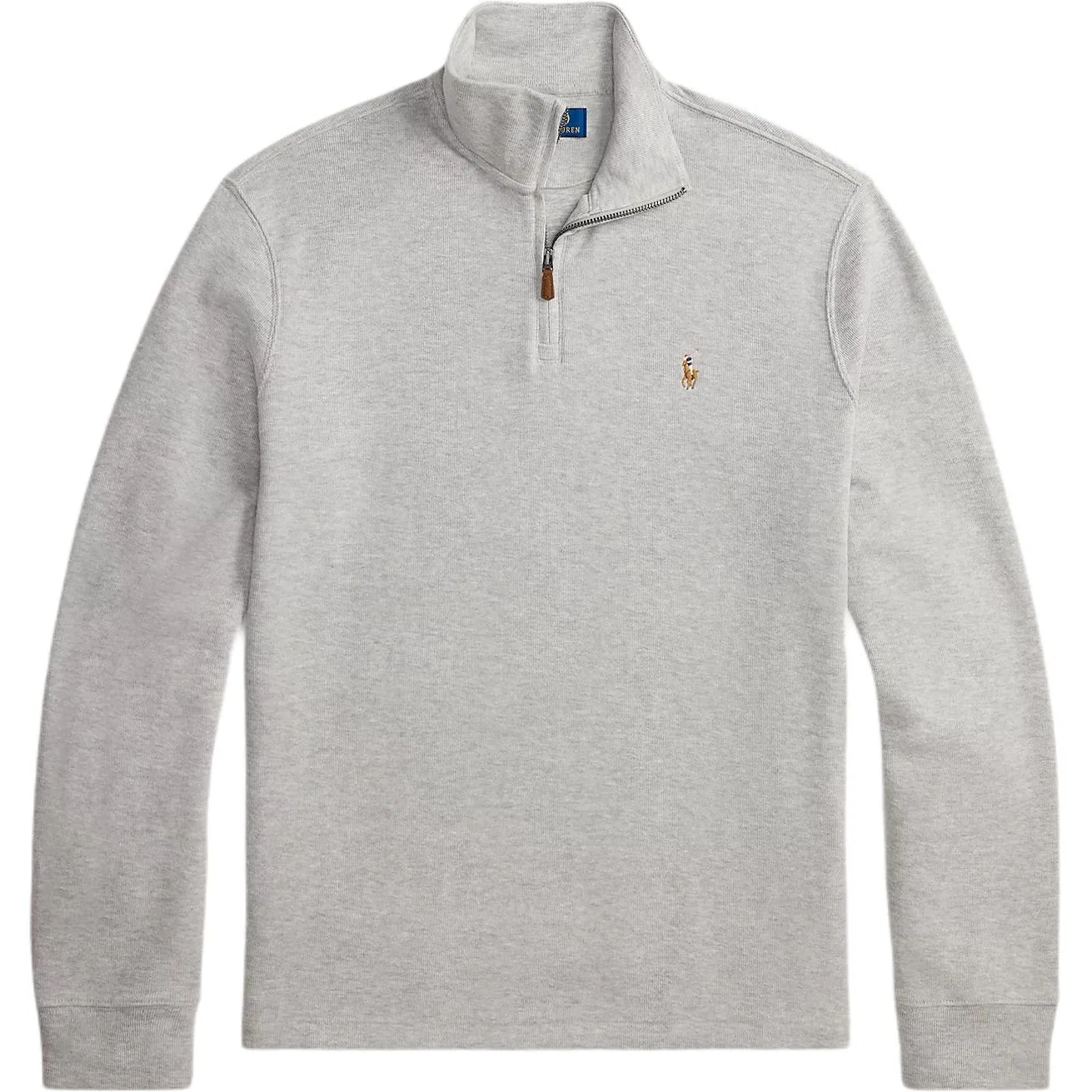 Мужской свитшот с воротником-стойкой Polo Ralph Lauren, Gray