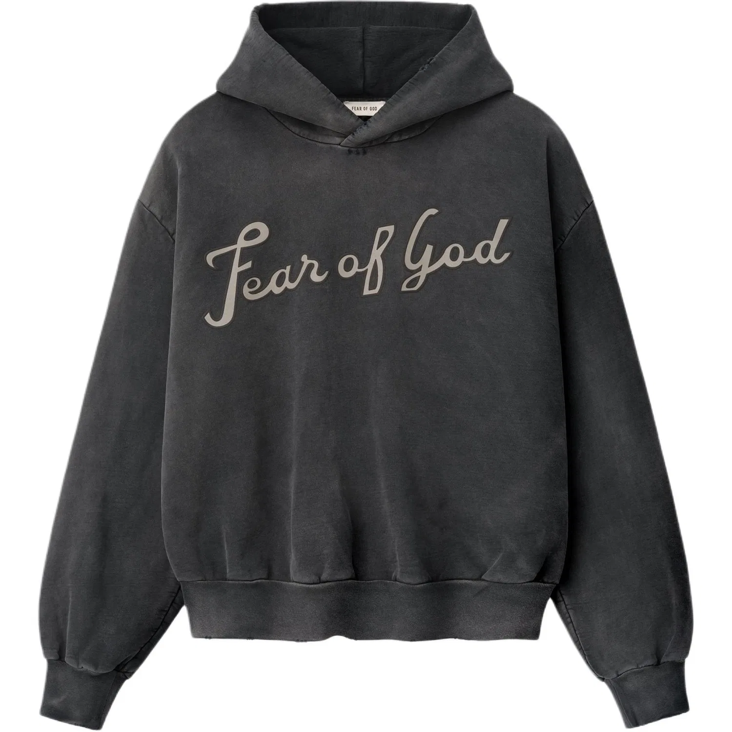 Женский худи с рукавом реглан Gothic/Off Black Fear Of God