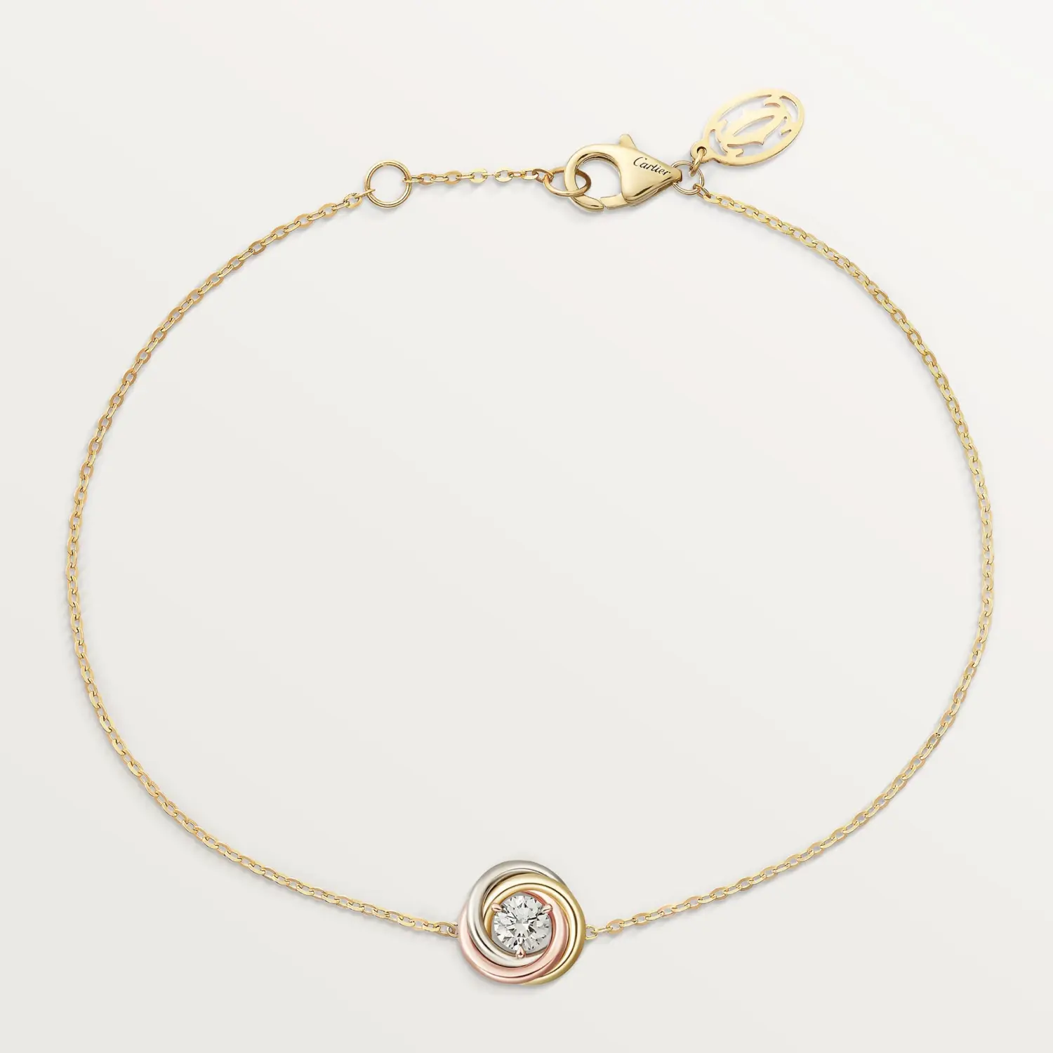 

Браслет Cartier Trinity, белое золото/розовое золото/желтое золото/бриллианты