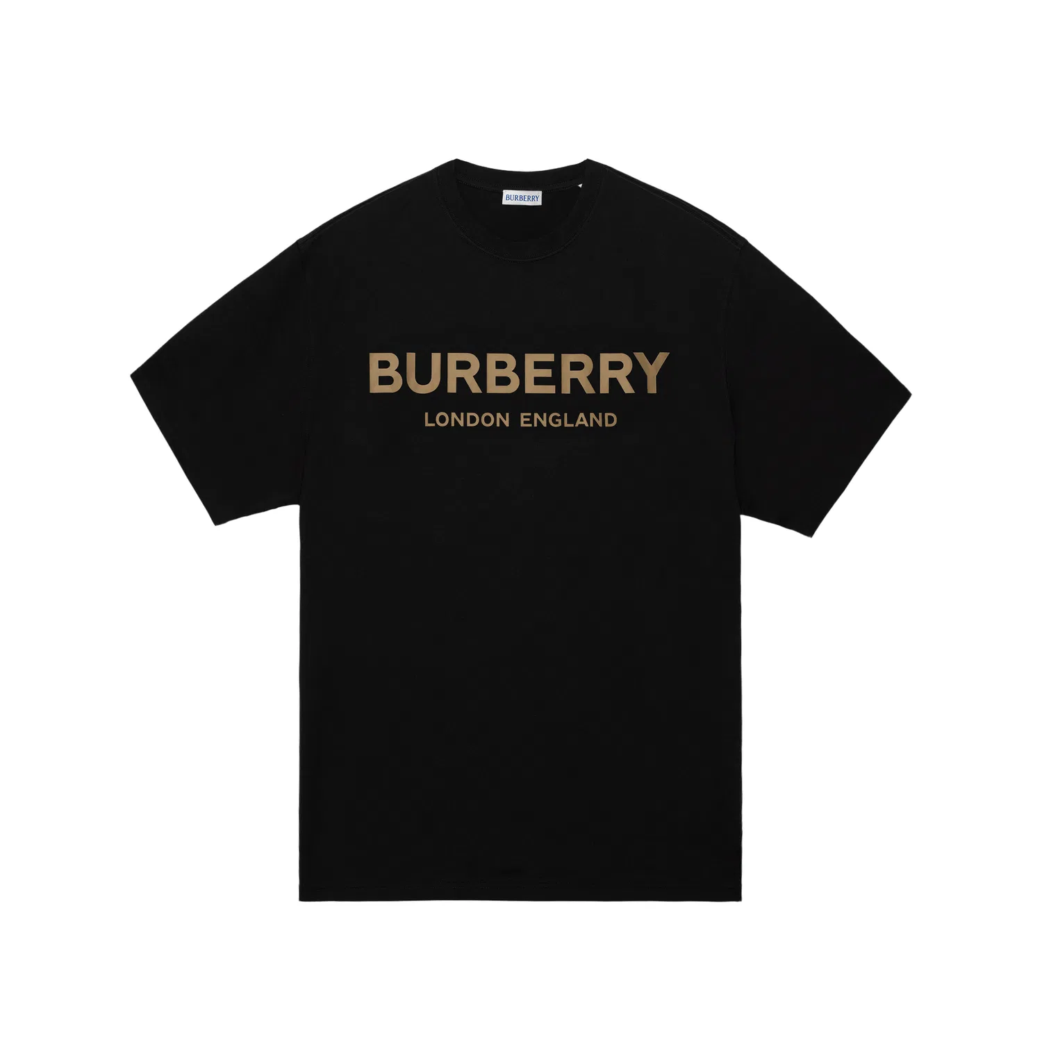 Мужская футболка с круглым вырезом Burberry, Black — фото 4