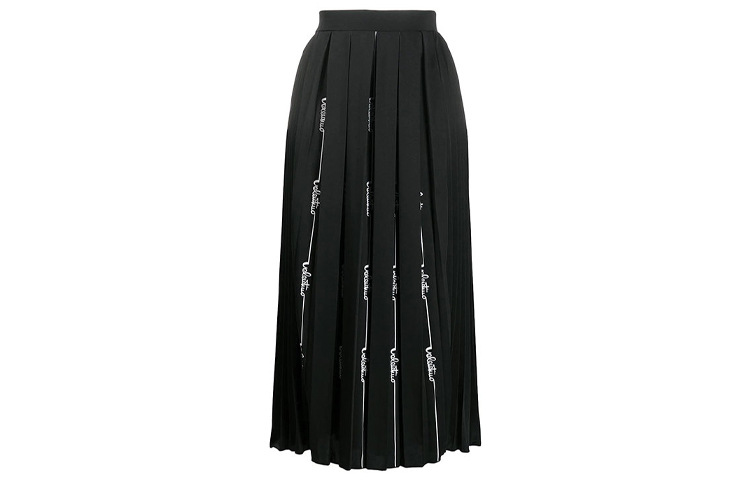 

Valentino Повседневная длинная юбка женская черная