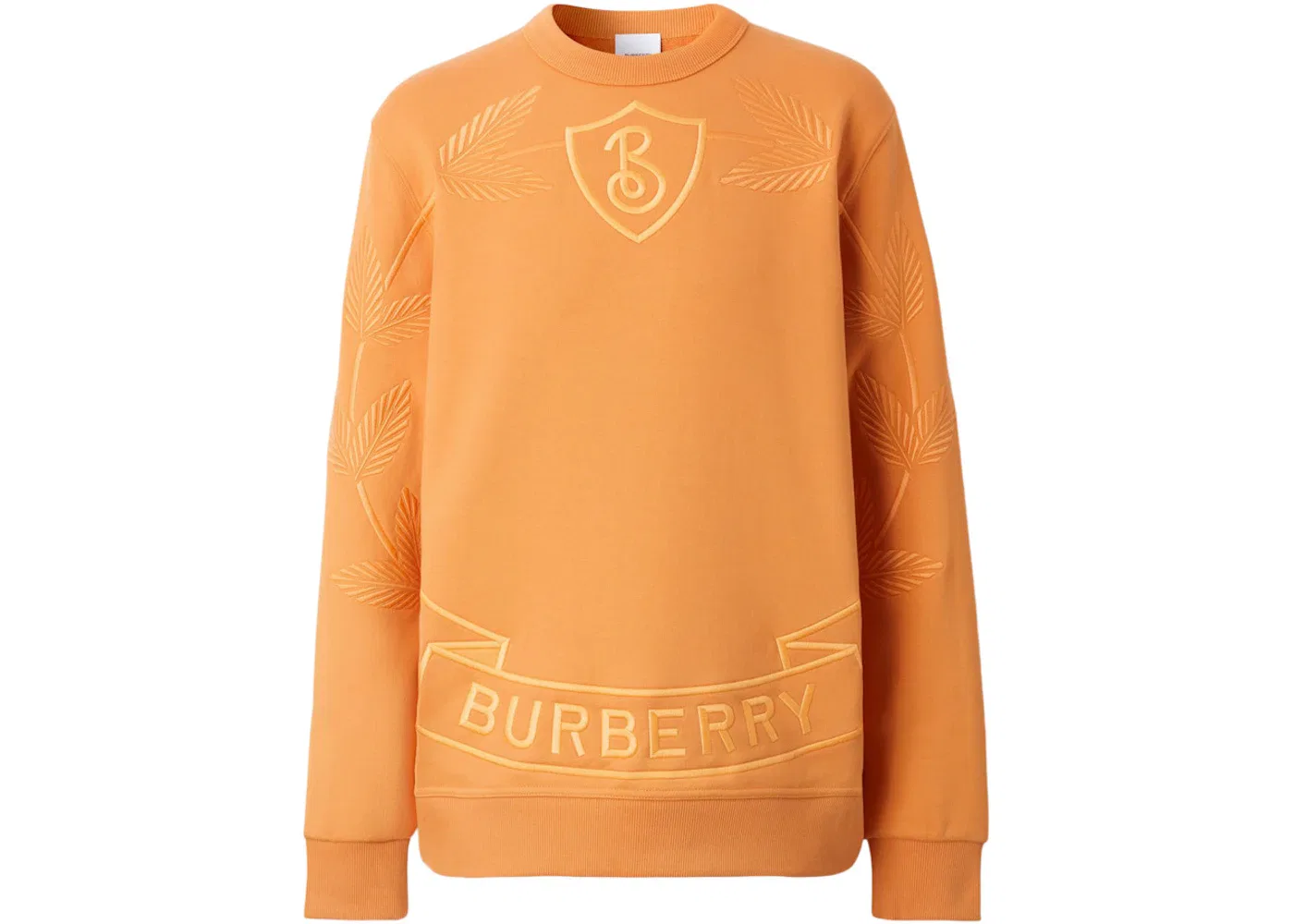 Мужской свитшот с вышивкой Burberry, Dusty Orange