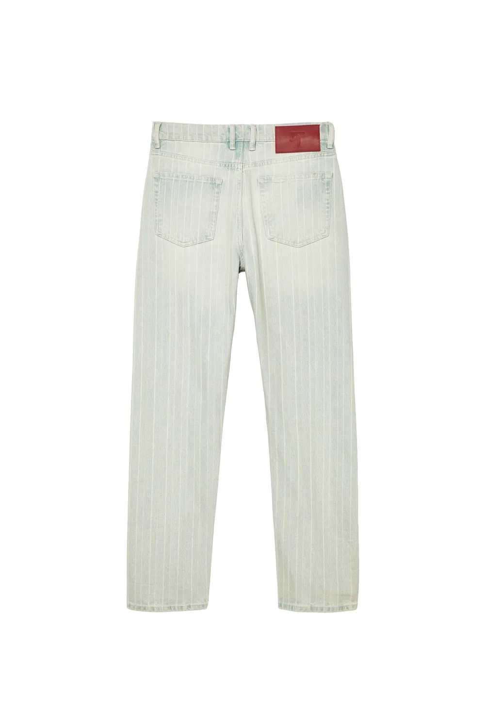 Прямые джинсы с узором «елочка» ZARA, Light Blue — фото 4