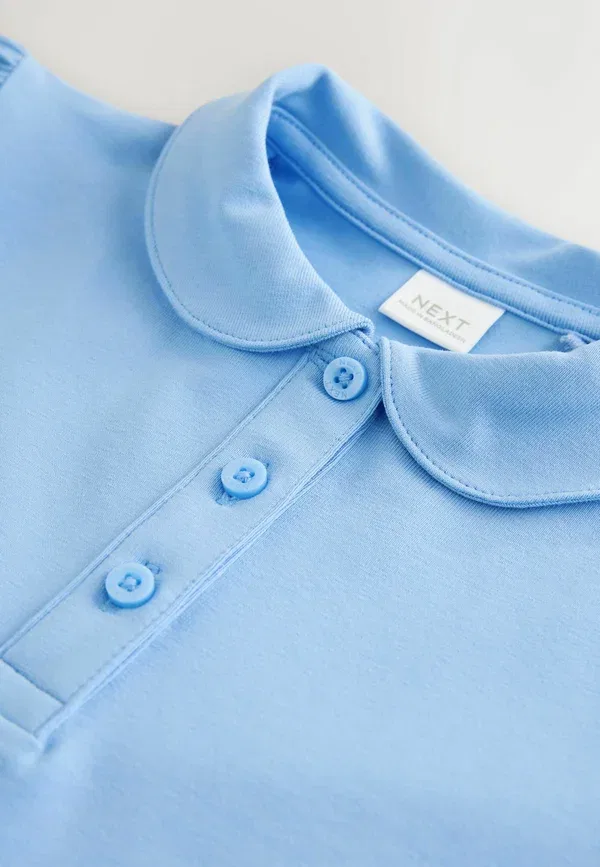 Комплект из 2 поло, хлопок с эластаном, Polo Shirt Next, синий — фото 3