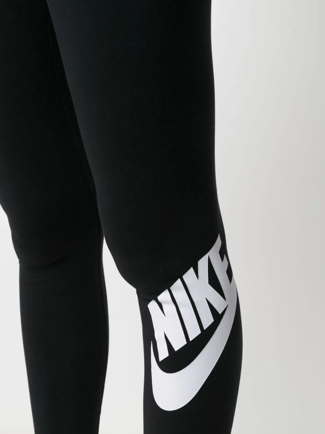 Nike Леггинсы высокой посадки черные — фото 3