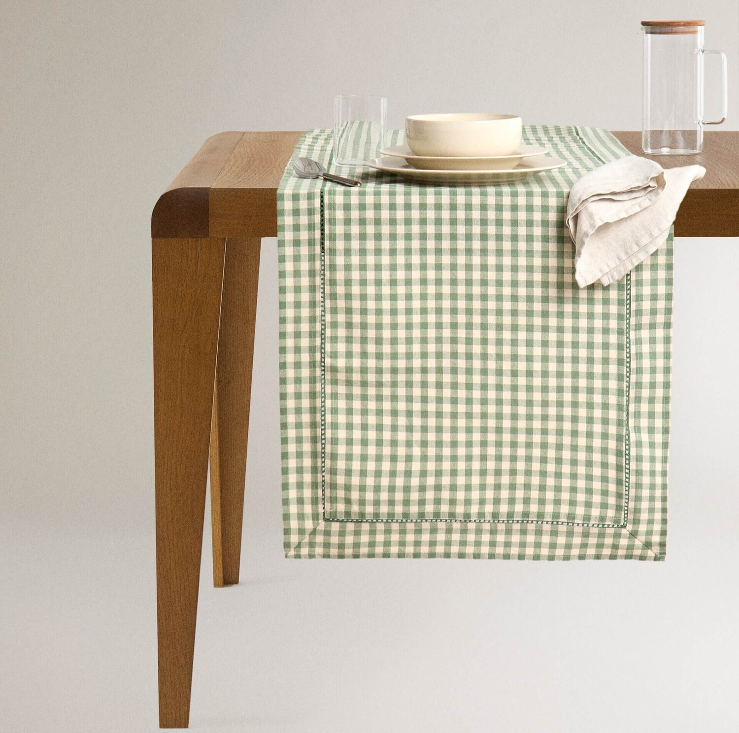 

Дорожка настольная Zara Home Gingham, 50х160 см