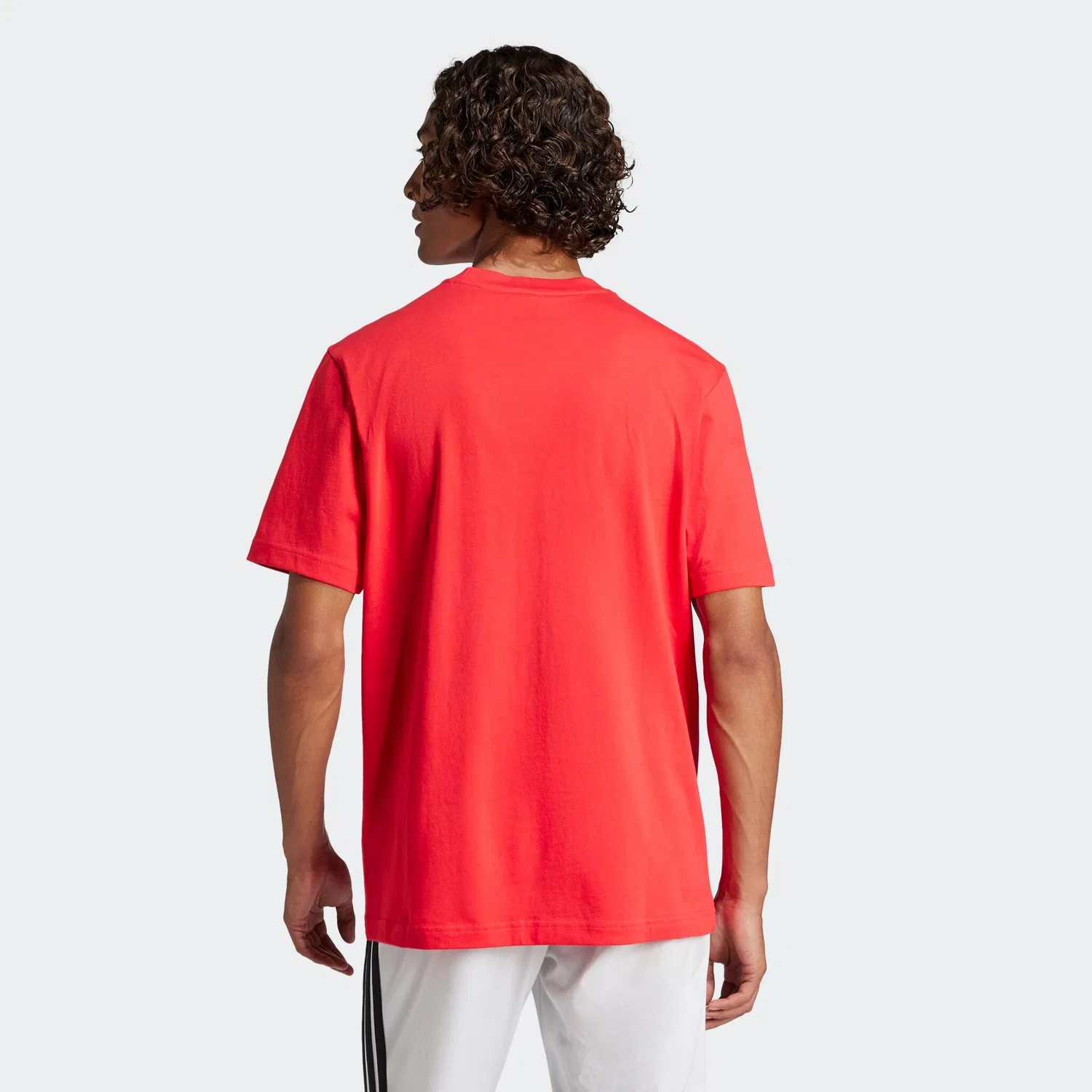 Детские хлопковые трикотажные шорты с логотипом Adidas Sportswear, Pure Ruby/Black — фото 3