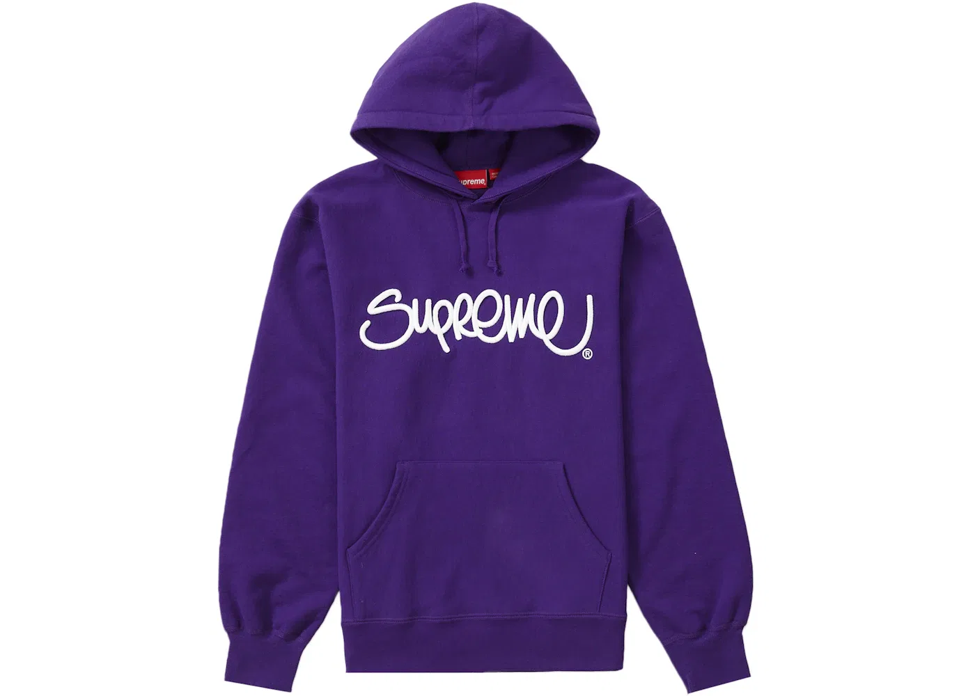 Мужская худи с принтом Supreme Purple