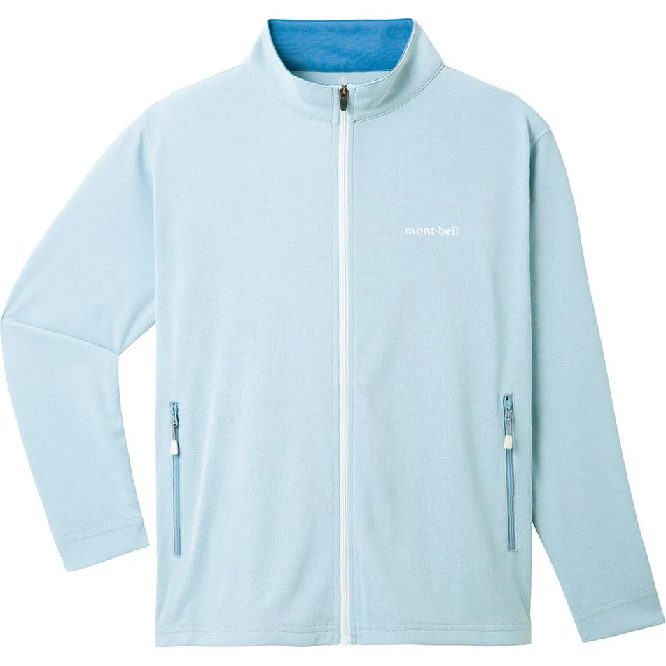 Детская куртка с воротником-стойкой MONTBELL, Light Blue