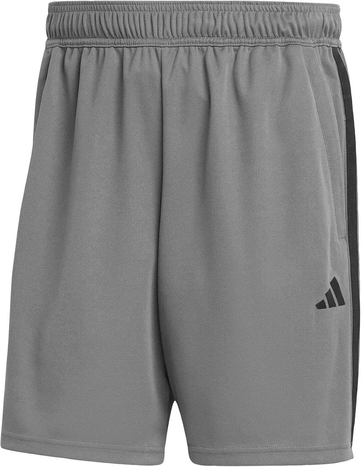 Мужские шорты для активного отдыха с эластичным поясом, adidas, Grey Five Black