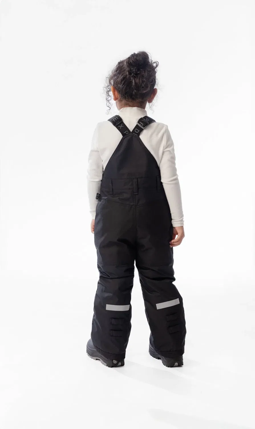 Детский комбинезон-штаны для мальчиков утепленный Play Overall Snow Bib Deux par Deux, Noir — фото 4