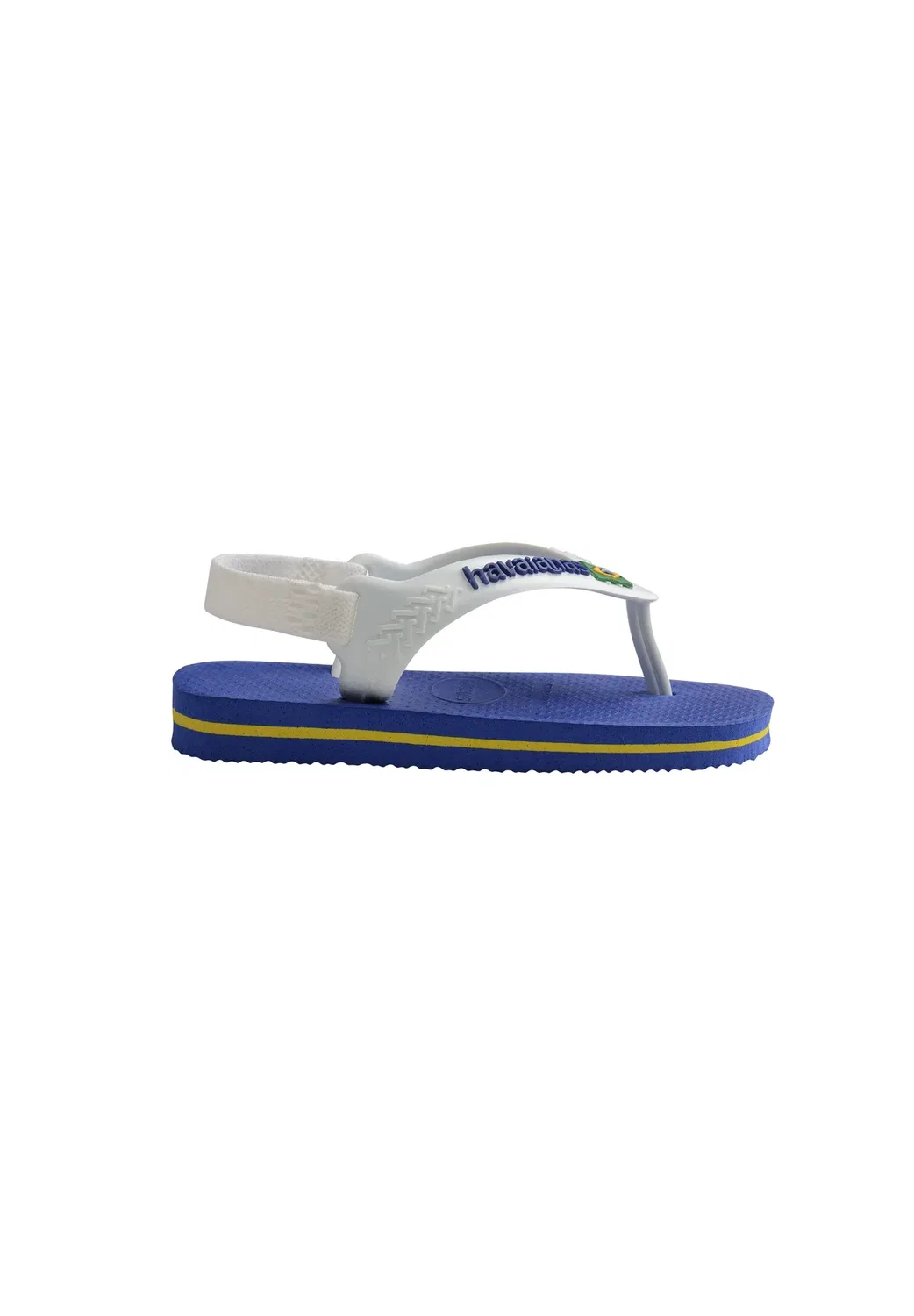 Детские шлепанцы Flip flop baby brasil logo ii - обувь для бассейна Havaianas, Marine Blue