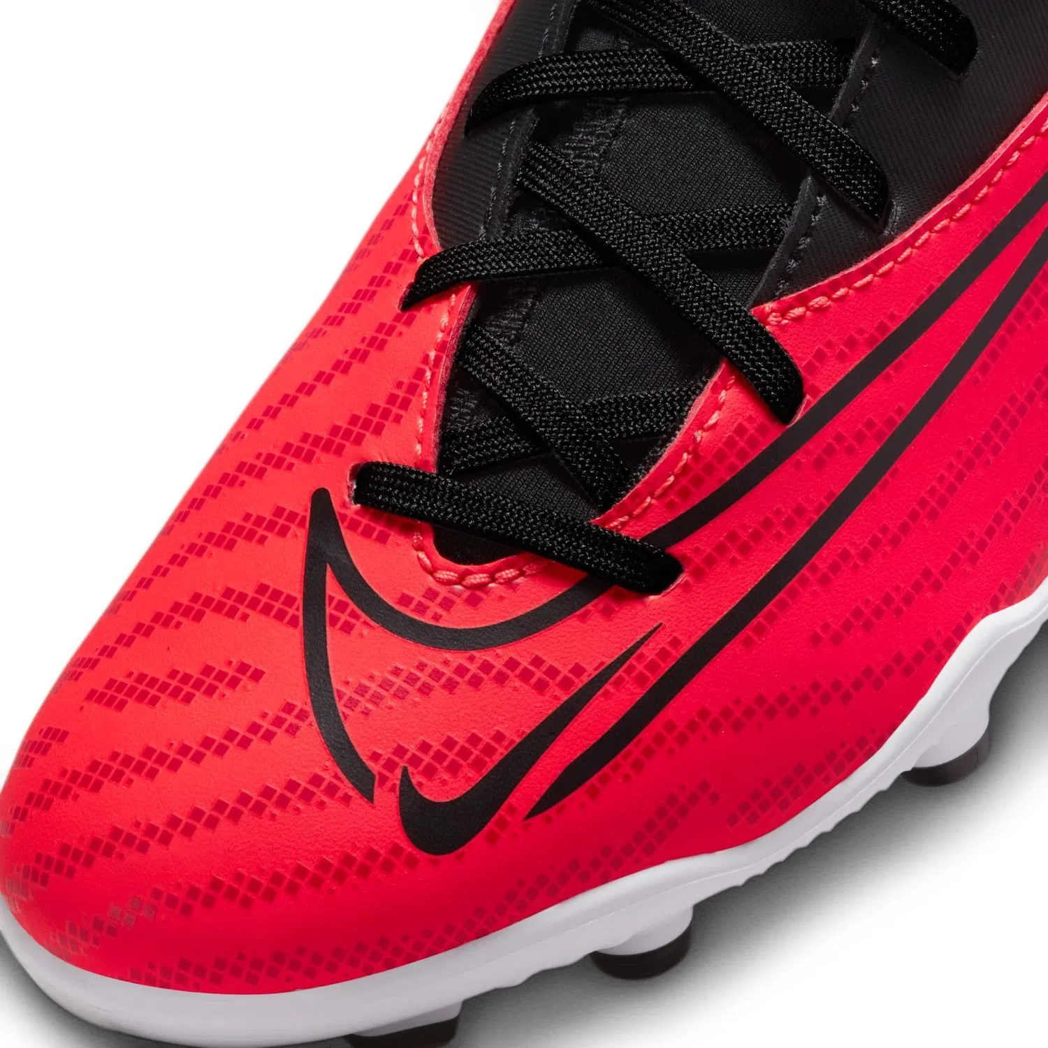 Детские бутсы для мальчиков с жестким грунтом Jr Phantom Gx Club Df Fg/Mg NIKE, Bright Crimson Black White — фото 4