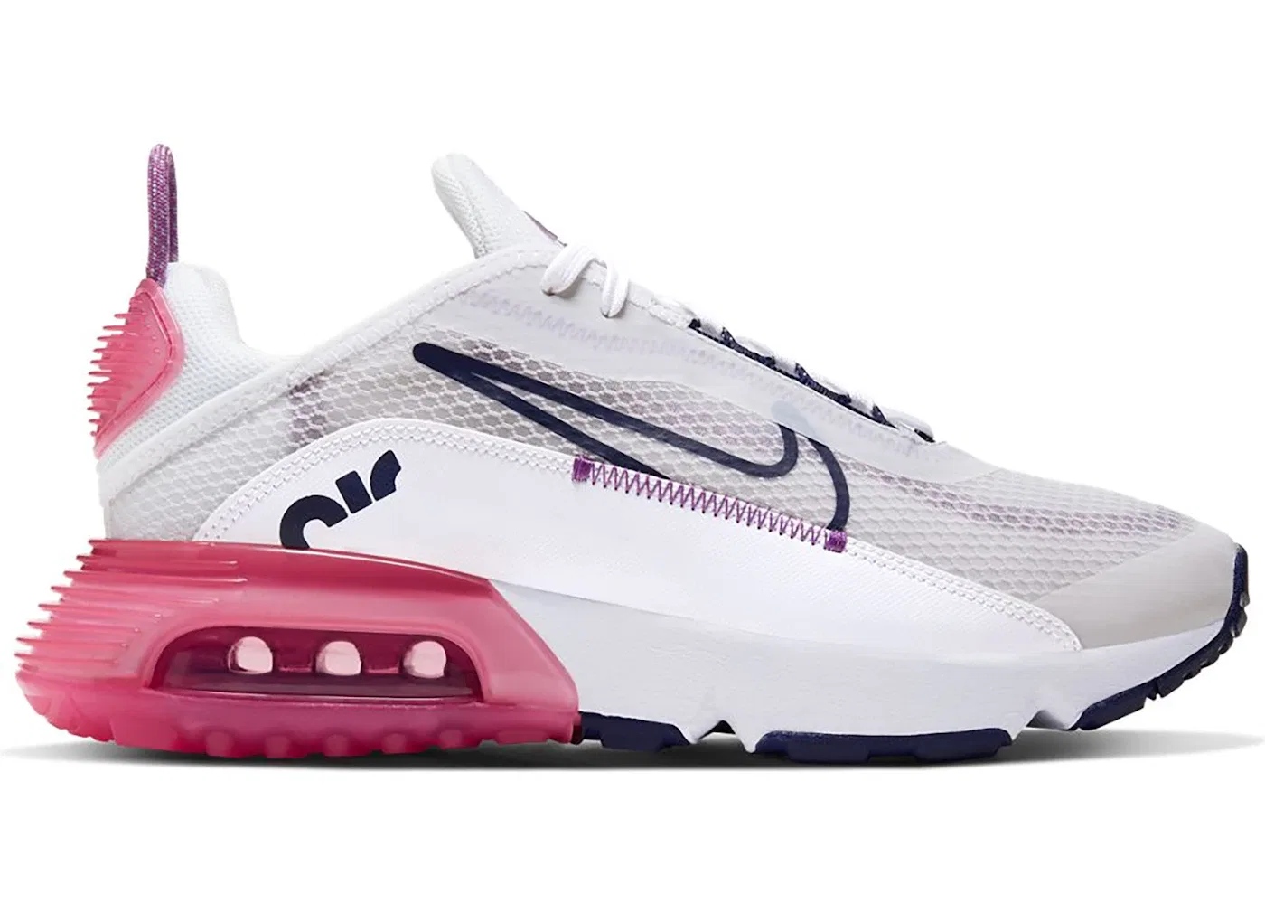 Детские кроссовки Lifestyle Nike Air Max 2090, Platinum Tint/Watermelon-Purple Nebula-Blackened Blue