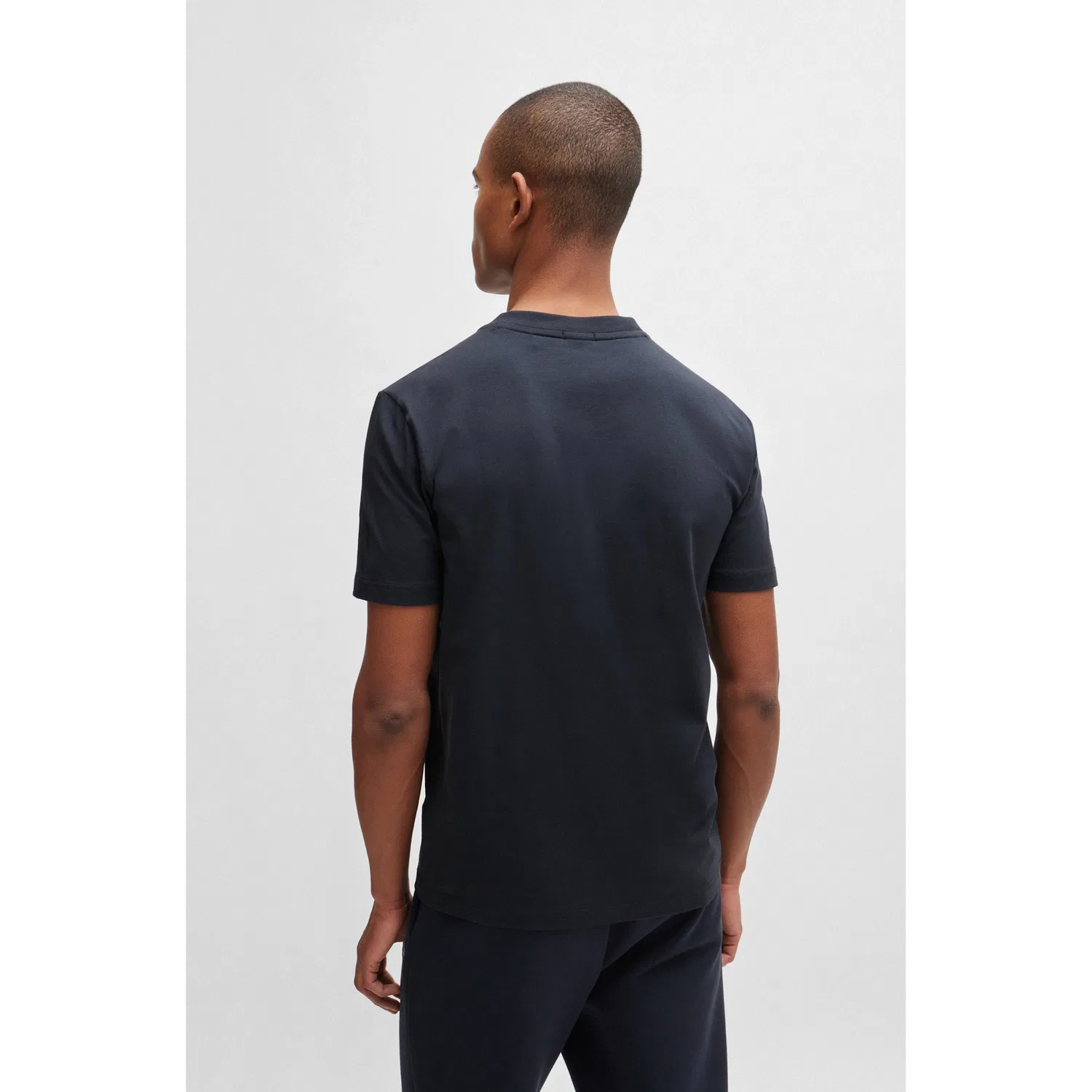 Детская футболка с V-образным вырезом BOSS GREEN, Dark Blue — фото 4