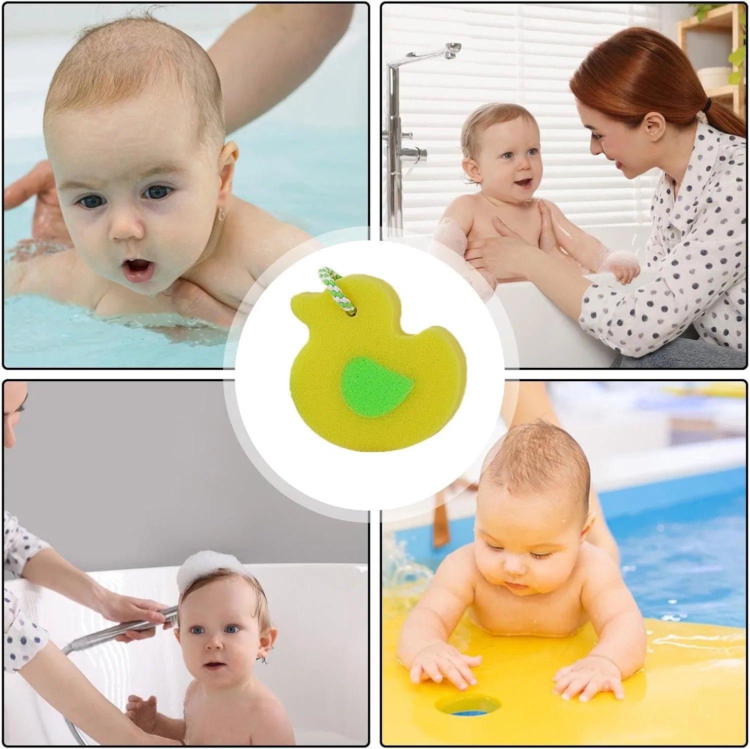 Мочалка для тела с утиным дизайном, Shurzzesj, 1 шт, Duck — фото 4