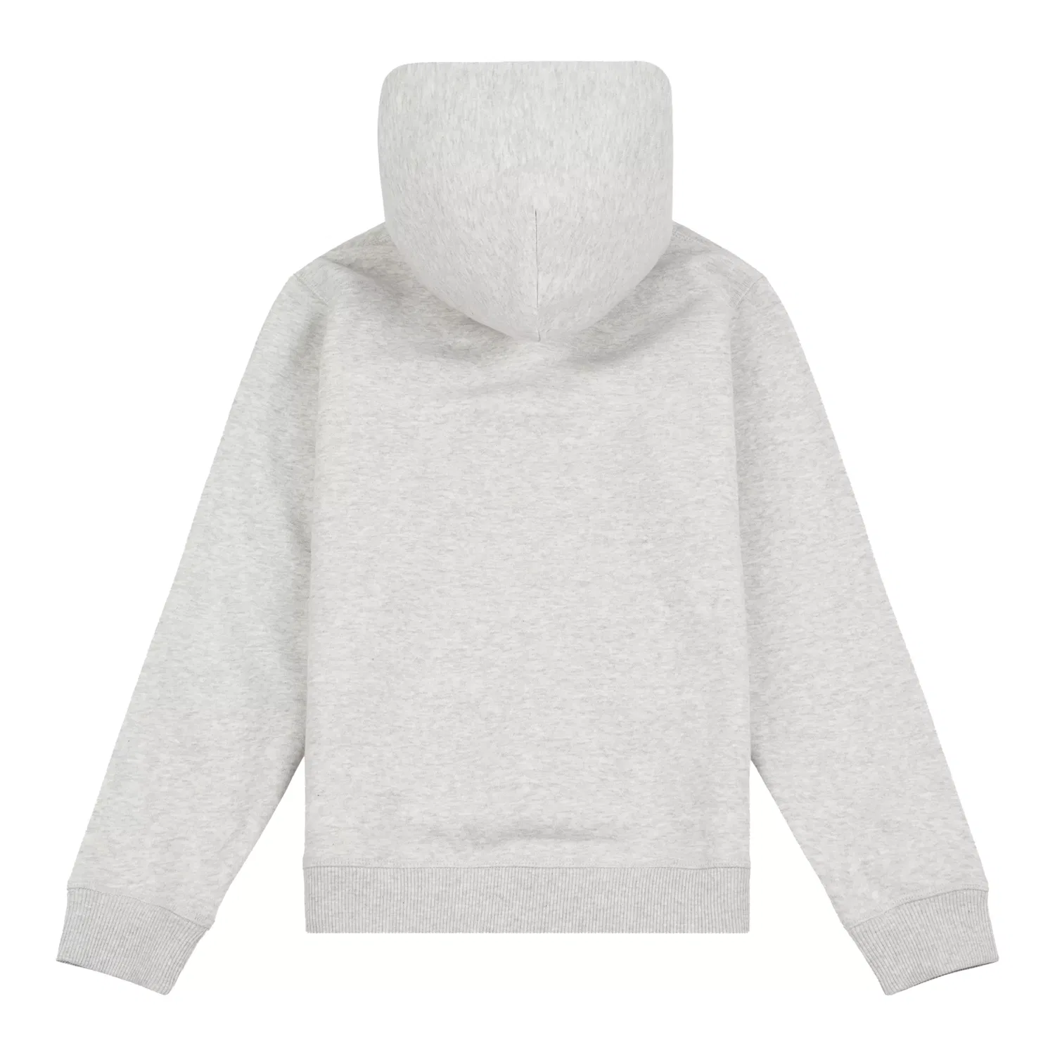 Детское худи с капюшоном из флиса Brush Back Small Logo New Balance, Ash Heather With Grey — фото 2