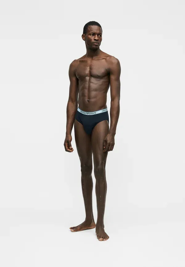 Комплект из 3 трусов с логотипом Core Emporio Armani, синий