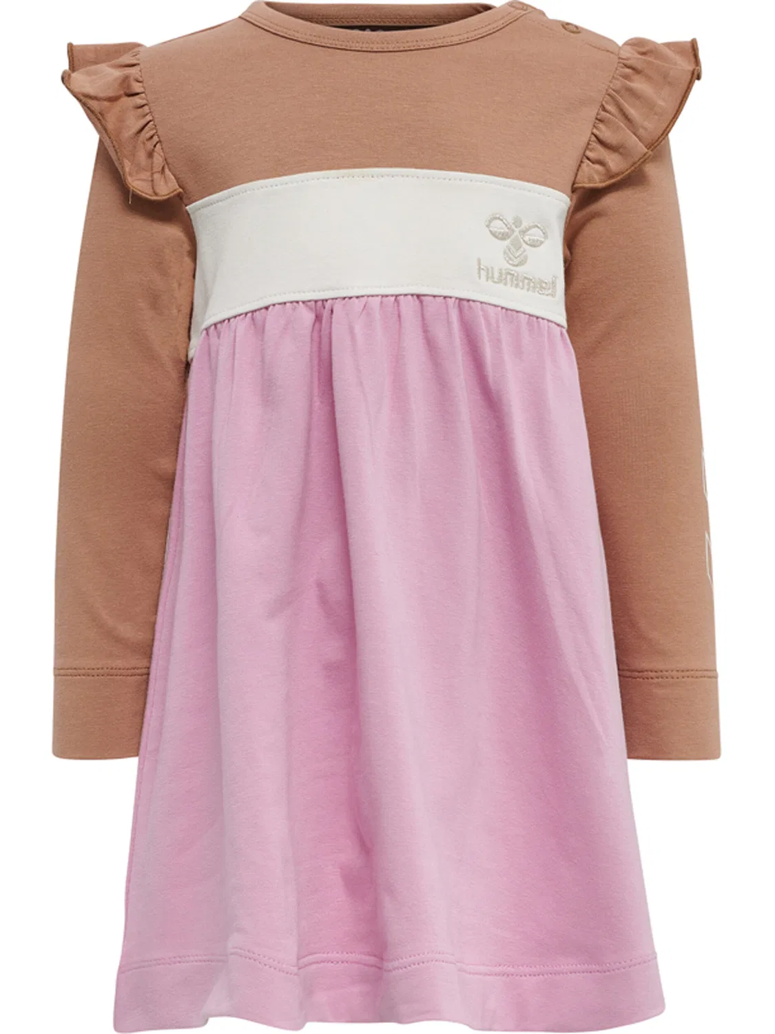 Детское платье с длинным рукавом Hmljamila Hummel, Blasses Bonbonrosa