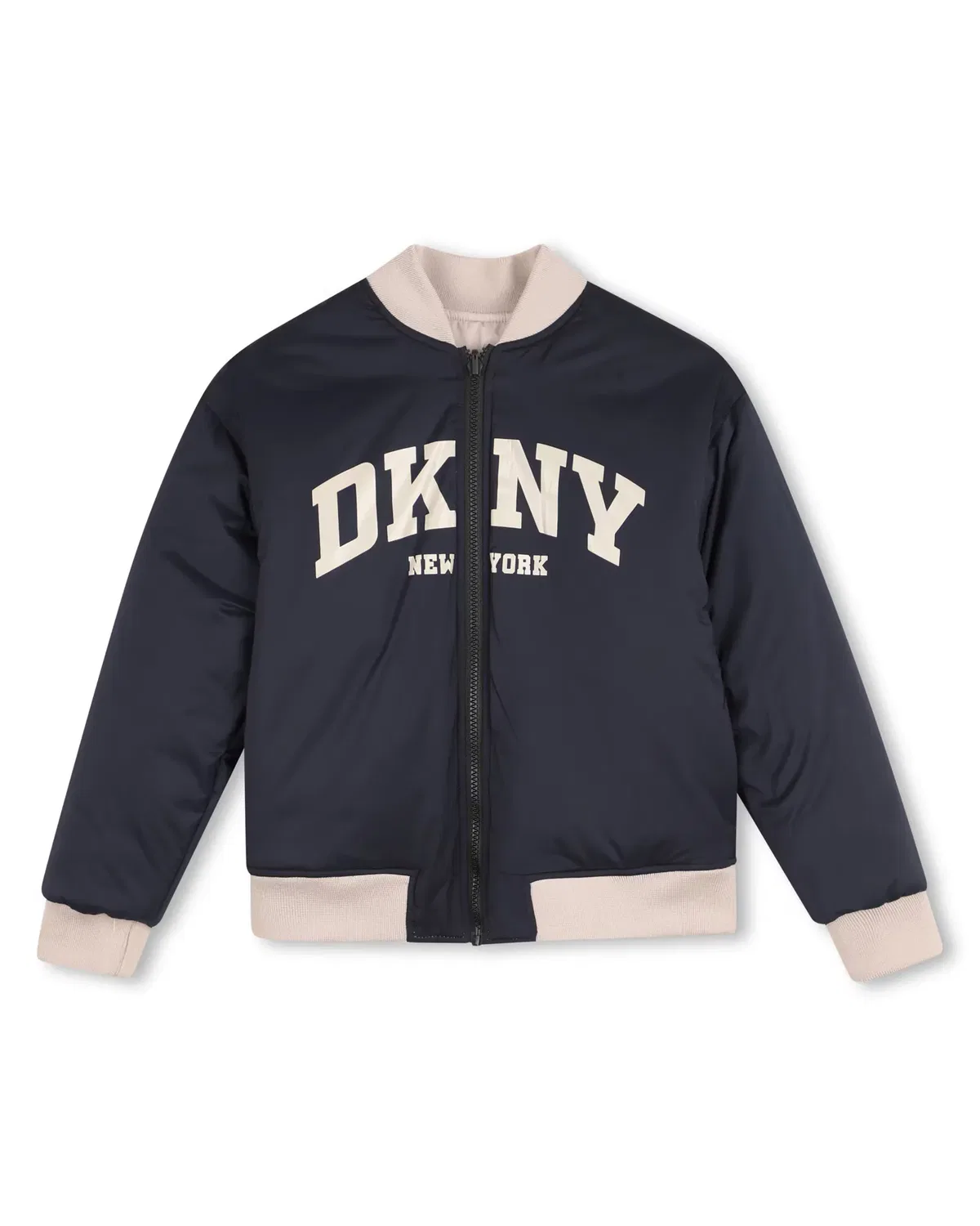 Детская куртка с принтом для мальчиков DKNY, Beige — фото 2