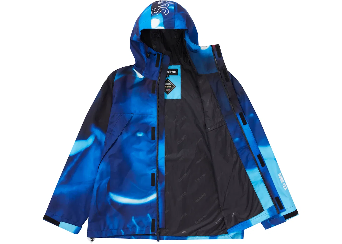 Мужская дождевая куртка с капюшоном Nas and DMX GORE-TEX Supreme, Multicolor — фото 2