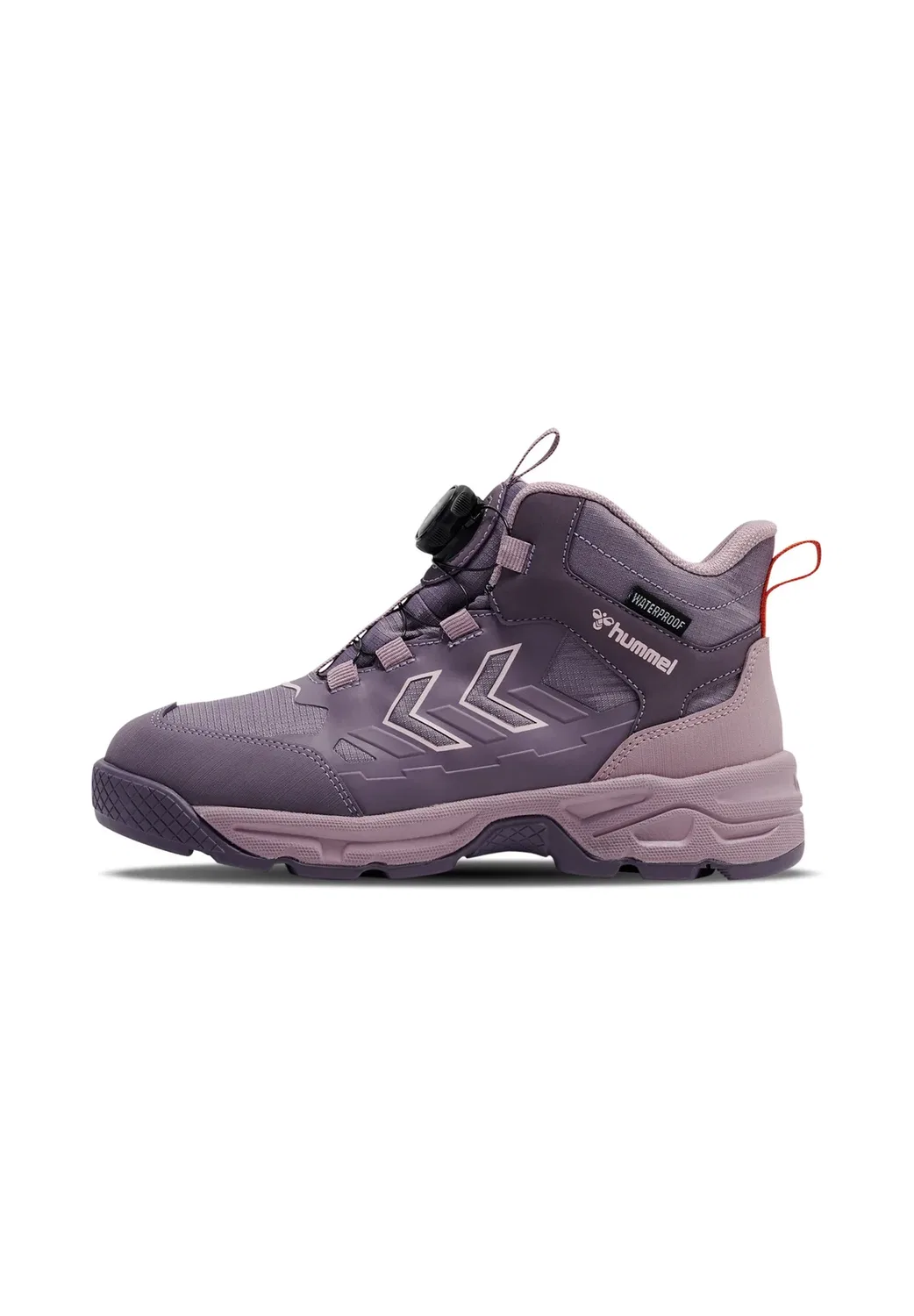 Ботинки Cliff Easy Tex Boot Jr унисекс на шнуровке Hummel, Gray Ridge