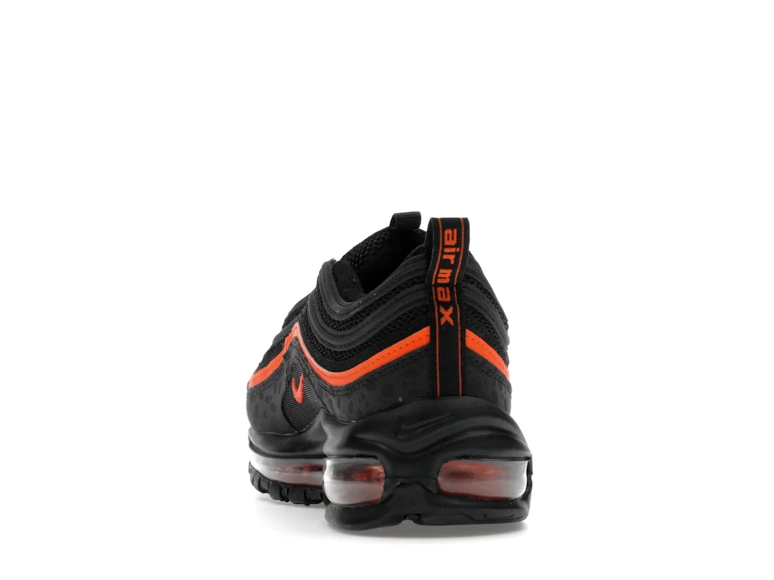 Детские кроссовки Lifestyle Nike Air Max 97, Black/Safety Orange/Black — фото 4