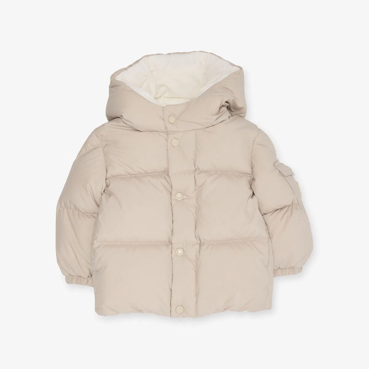 Пуховая куртка Jareth, размер 3-12 месяцев Moncler, светло-бежевый