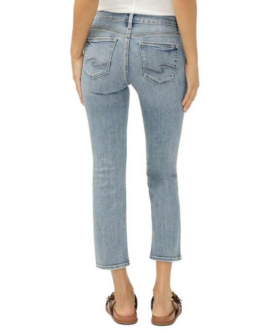 Джинсы прямого кроя с укороченной длиной Suki Mothers Beach Silver Jeans Co — фото 3