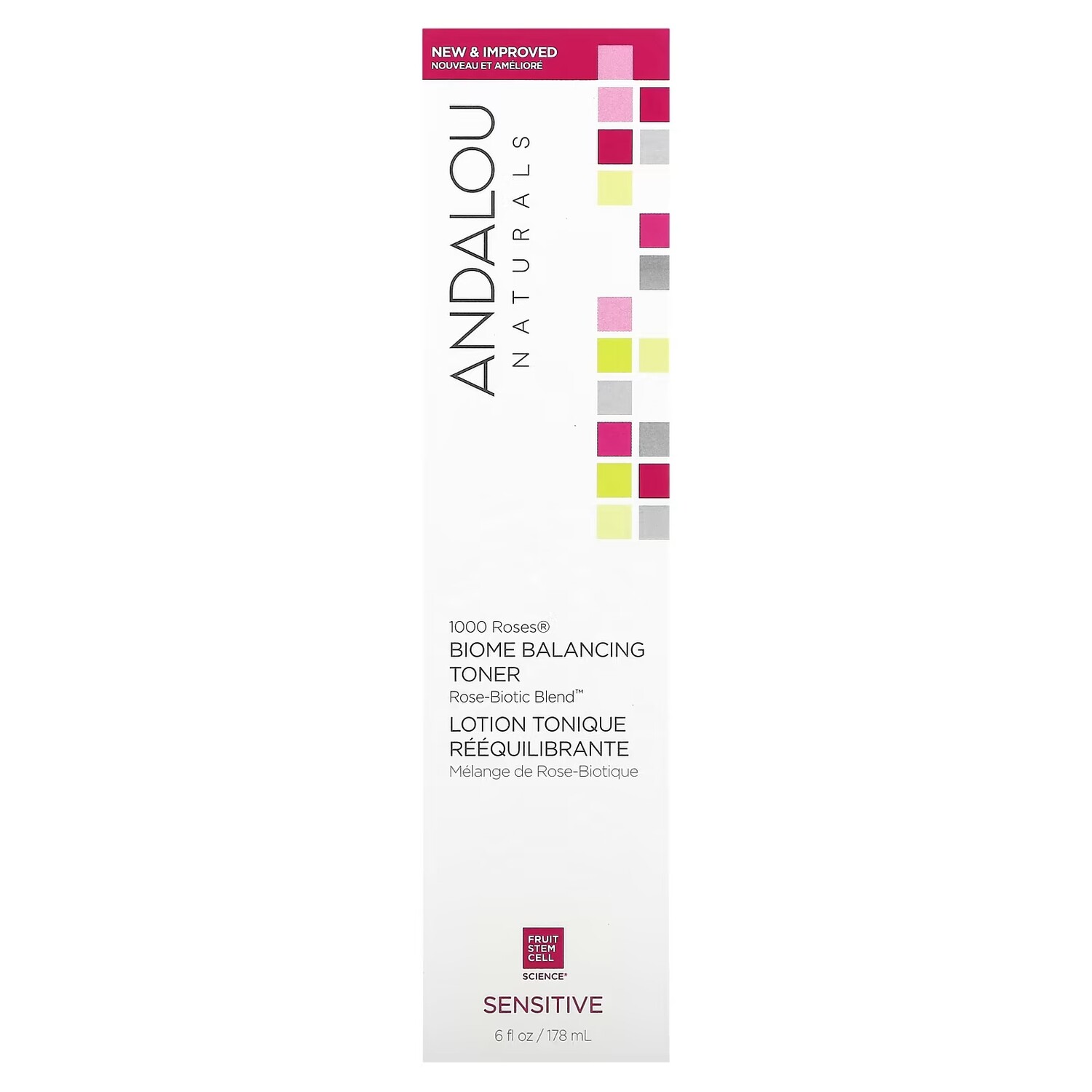 Тоник Andalou Naturals — Балансирующий освежающий , без глютена, 178 мл — фото 2