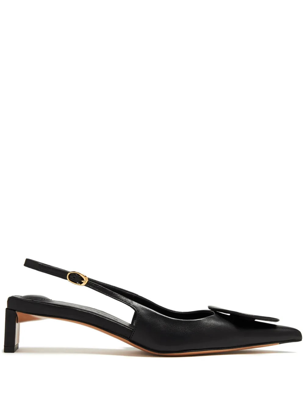 Туфли Les Slingbacks Duelo Basses JACQUEMUS, черный