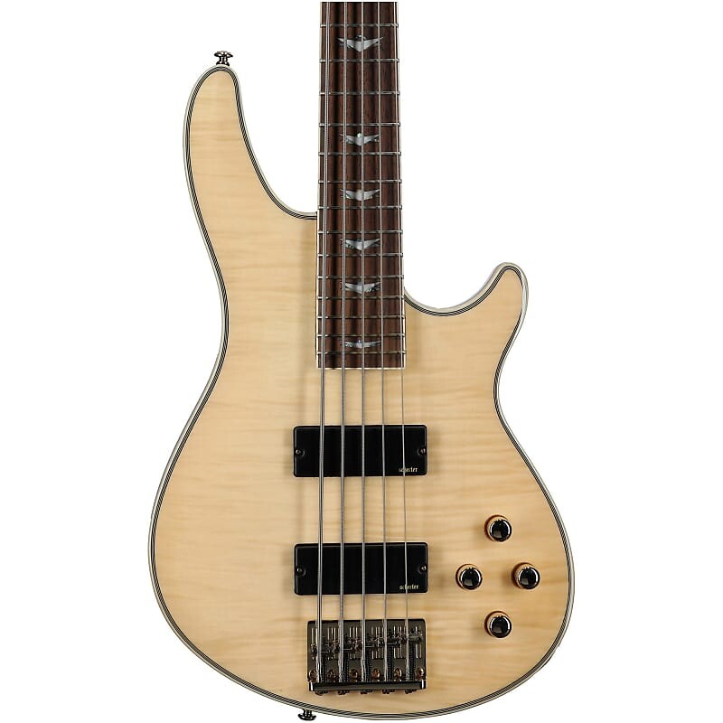 

Schecter Omen Extreme-5 5-струнная электрическая бас-гитара, глянцевый натуральный