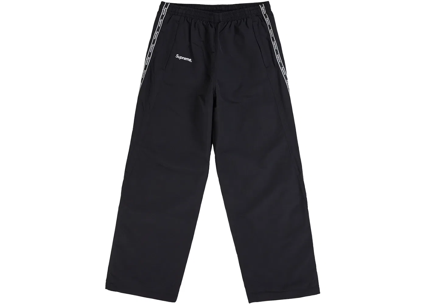 Мужские спортивные штаны с логотипом Supreme, Black