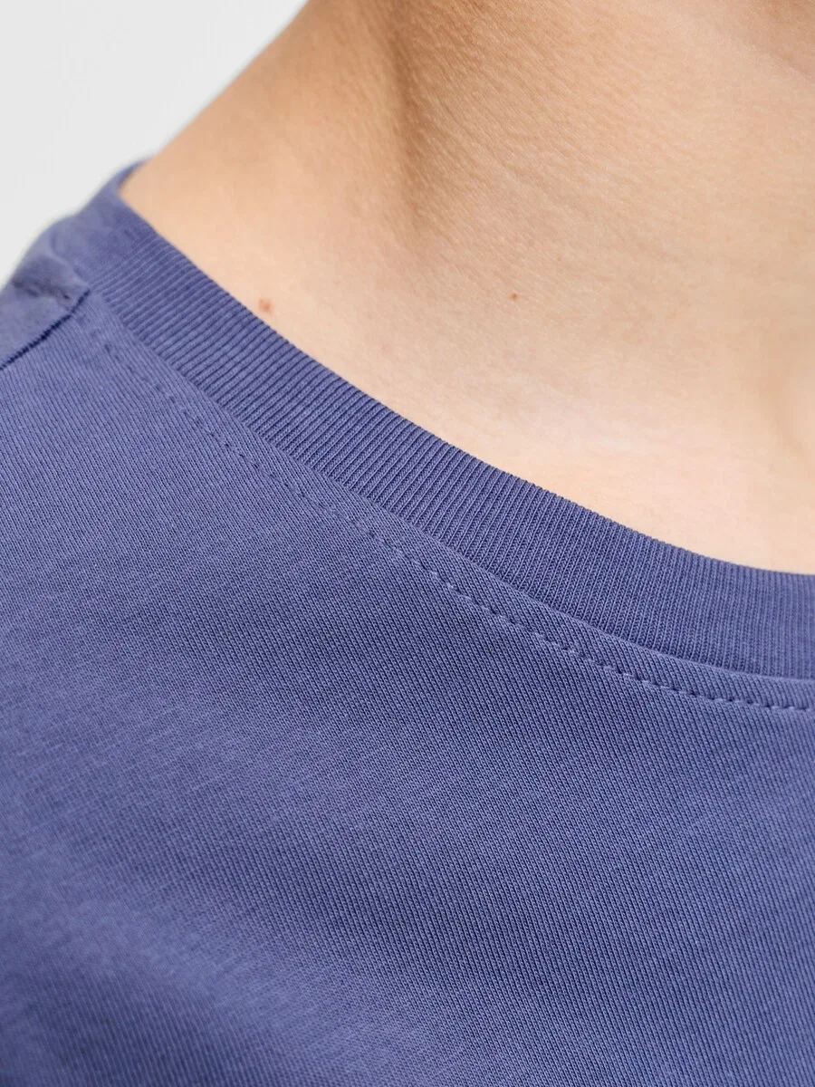 Детская футболка Jack & Jones Junior 'JORNORREBRO' синего и светло-голубого цвета — фото 3