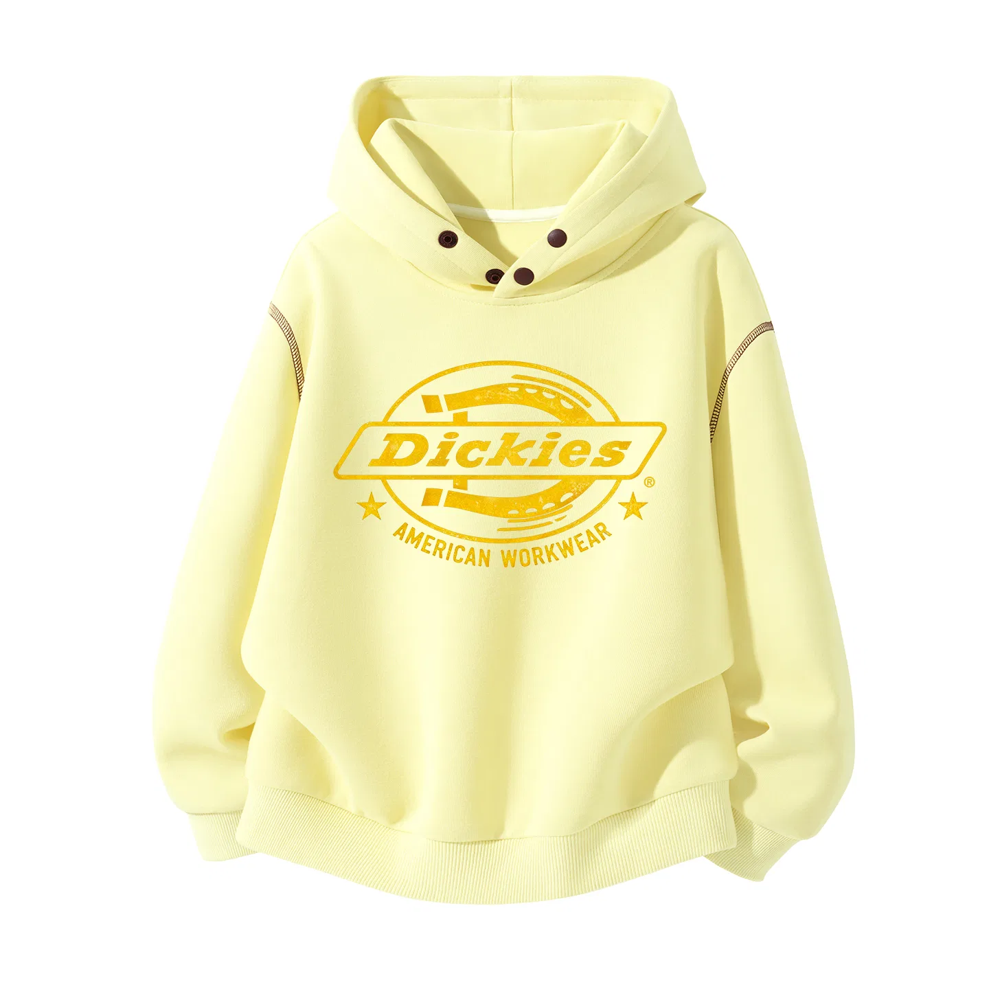 Детский свитшот с капюшоном Sizhu Star Pear Yellow Dickies, Yellow