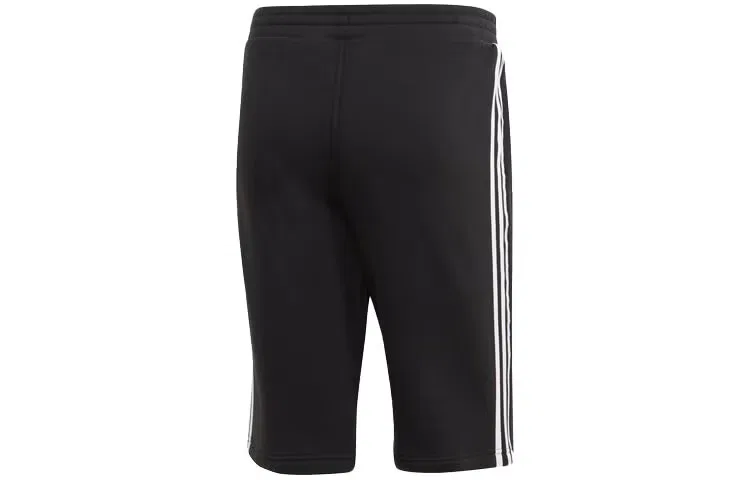 Шорты спортивные с боковыми полосками Adidas, черный