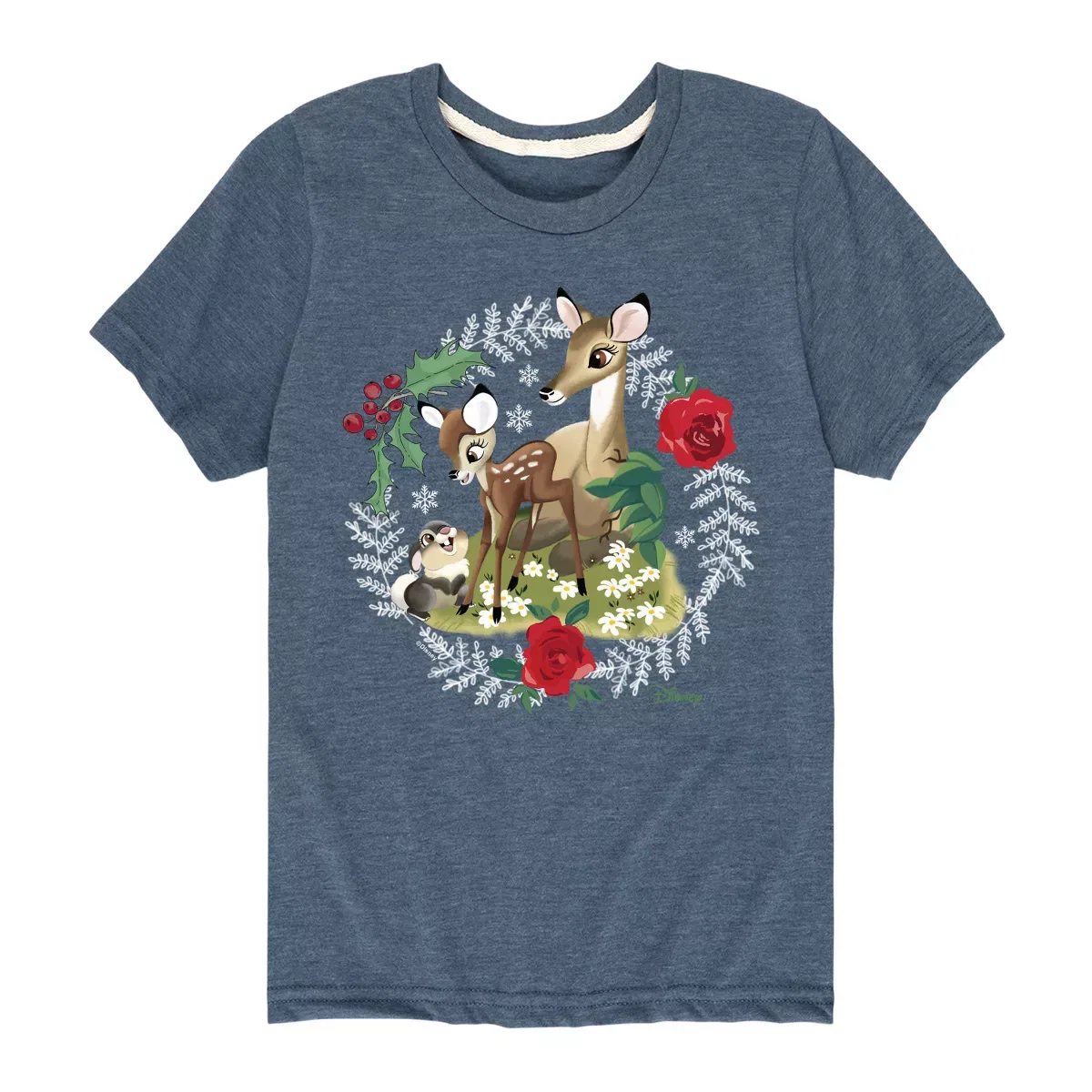 Детская футболка с принтом Family In The Forest Disney, Heather Blue