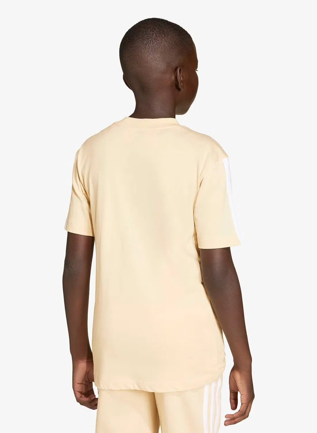 Футболка классического кроя Essentials Adidas, бежевый — фото 2