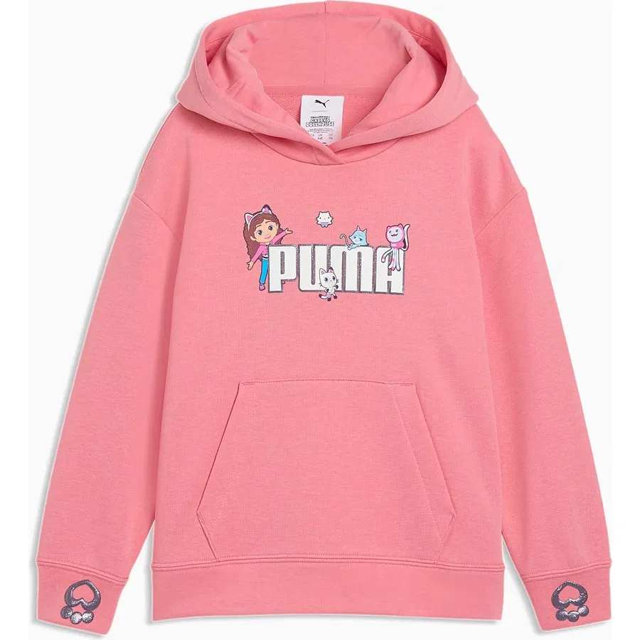 Детский свитшот Gdh Graphic Puma, Розовый — фото 4