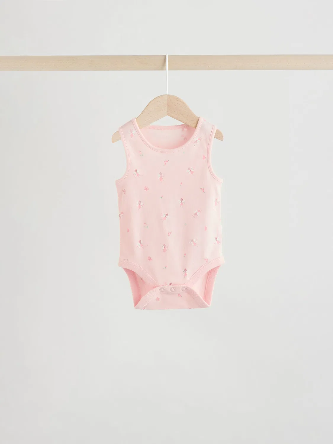 Боди для новорожденных, набор 5 шт, White/Pink Next, белый/розовый — фото 2