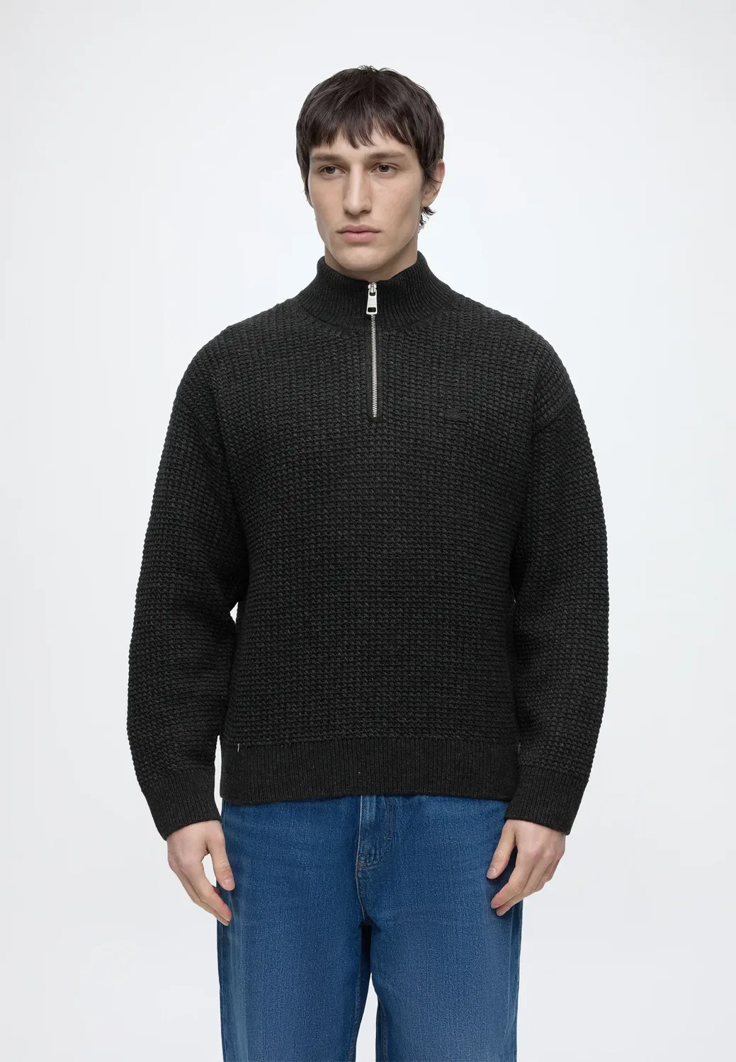 Вязаный трикотаж Lacoste, Grey